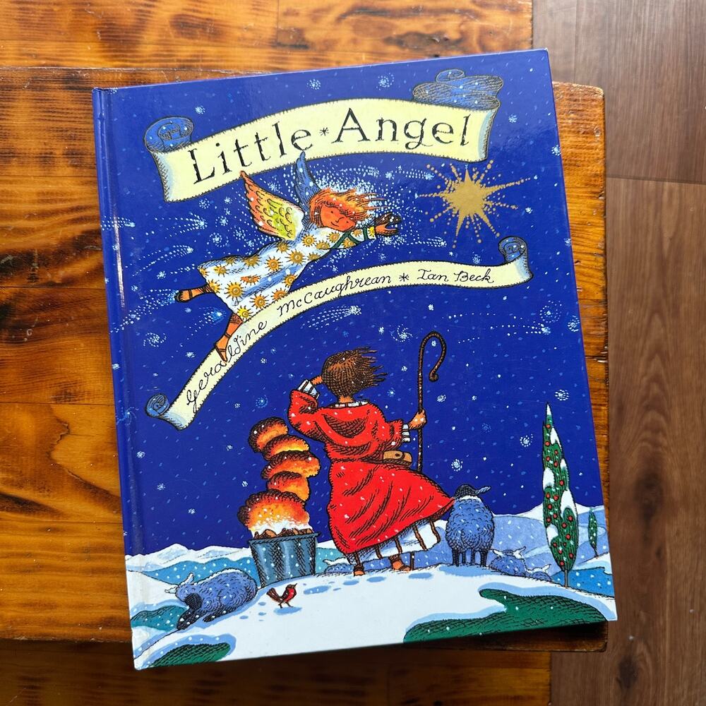 Vintage 1998 Little Angel Christmas Story Hardcover Book